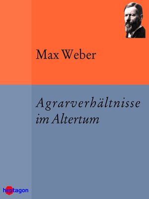 cover image of Agrarverhältnisse im Altertum